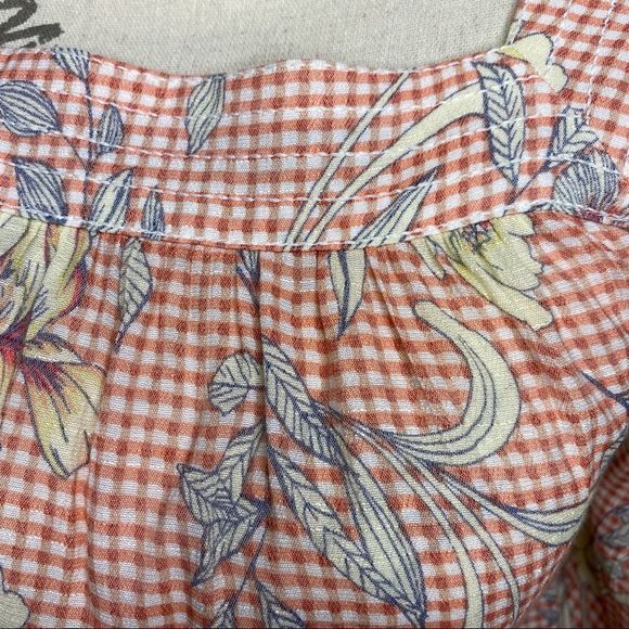 LC Lauren Conrad floral pheasant boho shirt Size XS - Picture 4 of 11